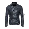 Men's Jackets Leather jacket men's autumn and winter vintage motorcycle lapel waterproof jacket top tier jacket for men in Europe and America J230920