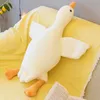 Plush Pillows Cushions Big Size White Goose Plush Toy Kawaii Huge Duck Sleep Pillow Cushion Soft Stuffed Animal Doll Birthday Gift for Girl 230920