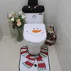 Toiletbrilhoezen Leuke Kerst Woondecoratie Creatieve Kerstman Badkamer Mat Kerstbenodigdheden Voor Jaar Navidad Cadeau