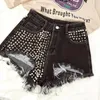 Damesjeans Dames Dames Casual Mode Trend Sexy Kwastje Denim Shorts Dames Gebreide Broek Jean Voor