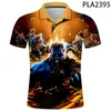 Polos pour hommes 2023 Dota 2 3D imprimé cool hommes polo mode été décontracté streetwear homme harajuku manches courtes ropa