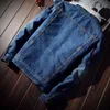 Herren Jacken Winter Männer Denim Jacke Trendy Warme Wolle Liner Mantel Dicker Outwear Jean Cowboy Casual Outfits Plus Größe 5XL 6XL 230920