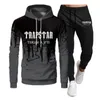 Trapstar Brand Sportswear Classic Imprimé Sweat à capuche pour hommes Sportswear Ensemble chaud pour hommes Lâche Trapstar Sweat à capuche Sportswear Jogging Vêtements de créateurs de haute qualité