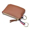 Portefeuilles Echt Leer Sleutelhanger Mannen Vrouwen Sleutelhouder Organizer Pouch Koe Split Auto Portemonnee Huishoudster Case Mini Kaart Tas J95