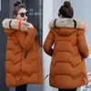 Frauen Unten Frauen 2023 Winter Jacke Mantel Mit Kapuze Outwear Weibliche Parka Dicke Baumwolle Gepolsterte Futter Basic Mäntel