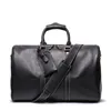 Seesäcke Nesitu Highend Große Kapazität Vintage Braun Schwarz Dickes Top Grain Echtes Crazy Horse Leder Männer Reisetasche GYM Duffle M9088