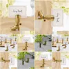 Party Decoration Cowboy Boot Place Card Holder Table Centerpiece Wedding Bridal Shower Favors Seat Number Holder Drop Delivery Home Dhfog