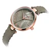 Wristwatches Julius Watch Korean Designer Simple Casual Quartz Leather Band Gray Pink Clock High-End Pearl Dial Montre JA-1096