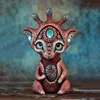 Decorative Objects Figurines Cartoon Game Character Resin Art Cute Alien Small Ornaments Home Decor Desktop Bookcase Decoration Accessories 230920