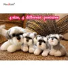 Pluche poppen Kawaii Schnauzer Hond Knuffel Klein Zacht Simulatie Kinderen Knuffelspeelgoed voor kinderen Schattig Po Rekwisieten Meisjes Verjaardagscadeau 230920