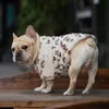 Moda de luxo roupas para cães pet para o inverno leopardo impressão francês bulldog casaco macio designer médio pele hoodies 210804185b