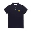 Play Mens T Designer CDG Вышивка Красное Сердце Commes Des Рубашка Повседневные женские рубашки Значок Quanlity Футболки Хлопок с коротким рукавом Летняя свободная футболка большого размера