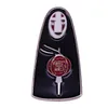 Broches broches Chihiro sans visage émail broche Collection mignon Art broche Anime Fans Gift287U