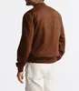 Mensjackor Suede Slim Fiting Personlig jacka Fashion Solid Color Kortkläder Män 230921