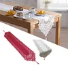 Tafelkleed Kant Vlag Piano Frame Schoenenkast Theemat Stofdichte Handdoek Vakantie Wit en Rood