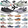 on running cloud 5 X nova nuvole Bianco Ciano Nero Magnete uomo oncloud Rosa Rosso Forma Rosa Perla Verde Grigio uomo donna scarpe Cloudnova Sneakers