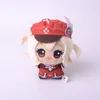 Plush Keychains 10Pieces/Lot 10CM Genshin Impact Tartaglia Zhong Li Xiao Klee Albedo Ganyu Fischl Traveler Plush Pendant Toy Doll Mini Keychain 230921