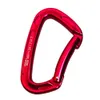 Carabiners 2/5st 24kn bent gate utomhus bergsklättring klättring carabiner bergsbestigning rappelling räddning caving aluminium låsning 230921