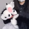 5本の指の手袋毛皮のような足のコスプレウルフベア動物のぬいぐるみミトンの女性女の子ドロップ230921