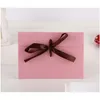Gift Wrap 24X18X0.7Cm Bow Envelope Kraft Paper Pocket Bag Kerchief Handkerchief Silk Scarf Packing Boxes Box Sn2050 Drop Delivery Ho Dhia9