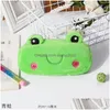 Storage Bags 1Pcs Kawaii Cartoon Pencil Case Plush Cute Handle Pencilcase School Supplies Bag For Boy Girl Stationery Pouch 20220929 Dhpql