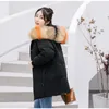 Women's Trench Coats Parka Women 2023 Winter Hooded Warm Female Ladies Woman Outerwear Windbreaker KK2683 X