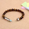 Strand Natural Stone Bracelet Couples Secret Message Tube Notes Can Be Placed Friendship Bracelets For Women Men Charming Jewelry