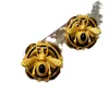 خمر الرجعية Bee Ear Buds Western Antique عتيقة عتيقة الطبع على نمط النحاس المطلي بالمجوهرات