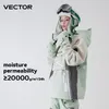 Skiing Suits VECTOR Ski Jacket Men s and Women s Single Board Double Loose Warm Windproof Waterproof Professional 230920