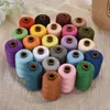 Yarn242e linhas de bordado multicoloridas para máquina de costura, linhas de poliéster, remendo artesanal, suprimentos para volante, jardas, 24 peças