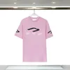 T-shirt pour hommes de concepteur Summer Casual T-shirt à manches courtes T-shirt 2023 Nouveaux T-shirts Tops pour hommes Femmes Lettres Motif Imprimer T-shirts Chemises Noir Blanc Rose