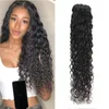 Lace Eotltiue Water Wave Clips In Hair Brazilian Human 8 Pieces And 120g Set Natural Color 8 24 Inches 230920