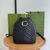 Designer-Rucksack GS für Mann und Frau, Seesäcke, klassisch, großes Fassungsvermögen, Handgepäck, Damen, modisch, Marmones, Schule, Büchertasche, luxuriöse Reisetasche, schwarze Rucksäcke, 22 cm