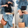 Evening Bags Stylish Vintage Flap Shoulder Bag Small Square Women Daily Casual Solid Color Coin Phone Pouch Underarm Dating Handbag