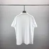 Carta de designer de alta qualidade impressa camiseta bordada de algodão com decote em V pulôver de manga curta unissex camiseta esportiva camisa polo s00p05