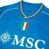 23 24 Maglia Napoli Soccer Jerseys Naples Osimhen Kvaratskhelia Anguissa Maradona SSC Halloween Third 2023 2024 Kids Kit Fans Playerフットボールシャツ