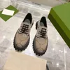 Designer Canvas Schoenen Dames Loafers Platform Chunky B Sneakers Rubberen Zool Jurk Schoenen College Stijl Dame Shell-headed Schoen