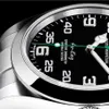 Lüks kol saatleri rolaxs İsviçre saatleri fabrika doğrudan satış 116900 40mm hava siyah kadran genç moda erkek izle otomatik hareket taç erkek saatleri w hbcg