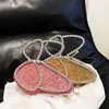 Diamond Butterfly Shaped Banket Shell Bag For Women's Bag 2023 Crystal Shiny Party Bag Utsökt personlig middagsväska 230921