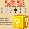 top bling box mens watches Lucky box lady watches Random pocket Surprise Blind Box Lucky Bag Gift Pack montre de luxe automatic wa2107