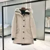 Piumini da uomo canadesi Parka giacche invernali da lavoro giacca da esterno ispessita moda calda per mantenere coppia cappotto d'oca trasmesso in diretta