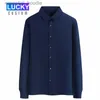 Men's Dress Shirts Men's British Long Sleeve Casual Shirt Custom Embroidery Print Business Formal Breast Pocket Slim Edition 6xl L230921