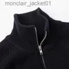 Maglioni da uomo Uomo Donna Semplice sciolto Mm6 Margiela Maglieria Maglione cardigan con zip albicocca nero di alta qualità Maglione con punto a quattro angoli J230920