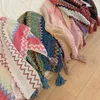 Scarves Colombia Poncho for Women Teens Crochet Jumper Sweater Knit Kimono Shawl Shoulder Wrap Winter Bohemian Scarf 6XDA 230921