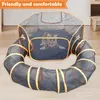 Autres fournitures pour animaux de compagnie Tunnel de chat Chats d'intérieur Aire de jeux pliable Tube universel durable Tente de jeu extérieure et pour chiens de lapin 230920