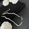 Collier de perles de créateur 23SS pour femmes, bijoux de mode, diamant chaud, pendentif étoile à cinq points, colliers de perles, y compris boîte de marque, cadeau de couple