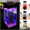 Luzes noturnas Jellyfish Aquarium Light LED Iluminação Kid Bedside Lâmpada Decorativa Crianças Mesa Fish Tank Presente para Criança Usb Powered D Otxkq