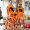 Family Matching Outfits 2023 Adults Kids Matching Outfits Halloween Party Pajamas Set Dinosaur Print 2 Pieces Suit Loungewear Soft Casual Clothing Sets T230921