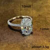 Hochwertiger Vintage-Verlobungsring mit 4 Karat Labordiamant im Ovalschliff, 100 % echtes 925er-Sterlingsilber, Verlobungsring, Ehering für Frauen, Schmuck, Valentinstagsgeschenk