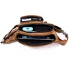 Waist Bags High Quality Chest Messenger Bag For Man 8336 Leather Travel Pack Fanny Men Belt Phone Pouch 230920